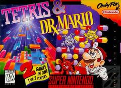 Tetris and Dr. Mario - Super Nintendo